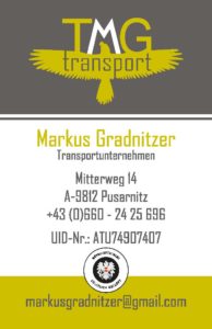 Visitenkarte TMG Gradnitzer